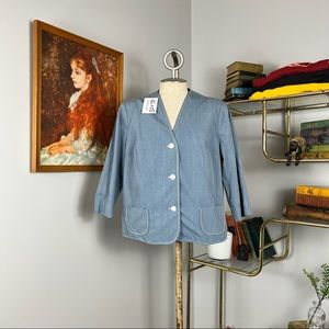 60s Vintage Button Down by Custom Detailed by Harburt